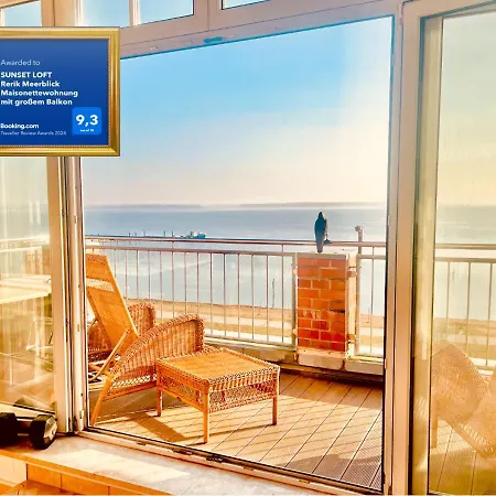 Sunset Loft Rerik Meerblick Maisonettewohnung Mit Grossem Balkon Exterior foto