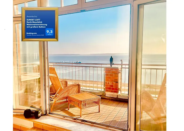 Sunset Loft Rerik Meerblick Maisonettewohnung Mit Grossem Balkon